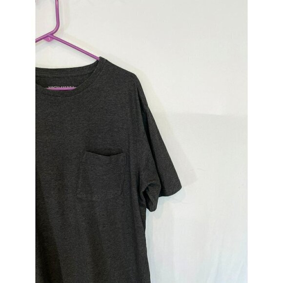 High Sierra Men's Short Sleeve Crew Neck Pullover Gray Tee Sz Large Cotton Work - Picture 4 of 9